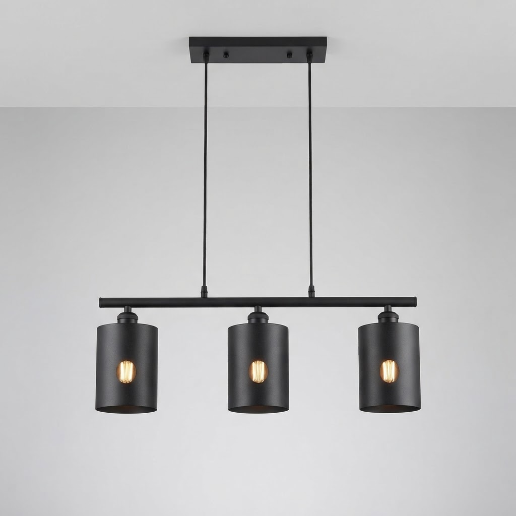 Solstice linear island pendant light